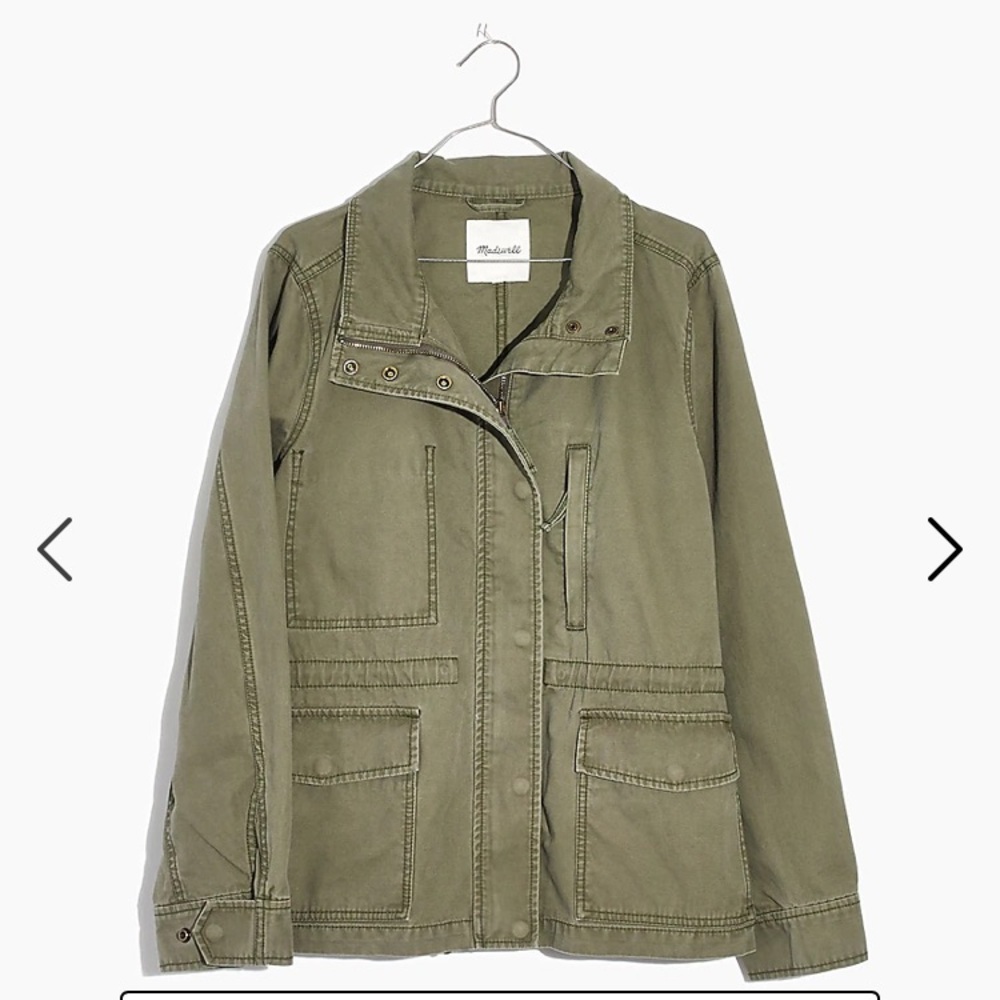 Madewell Passage Jacket in Dessert Olive Green Size XS! - Picture 5 of 10